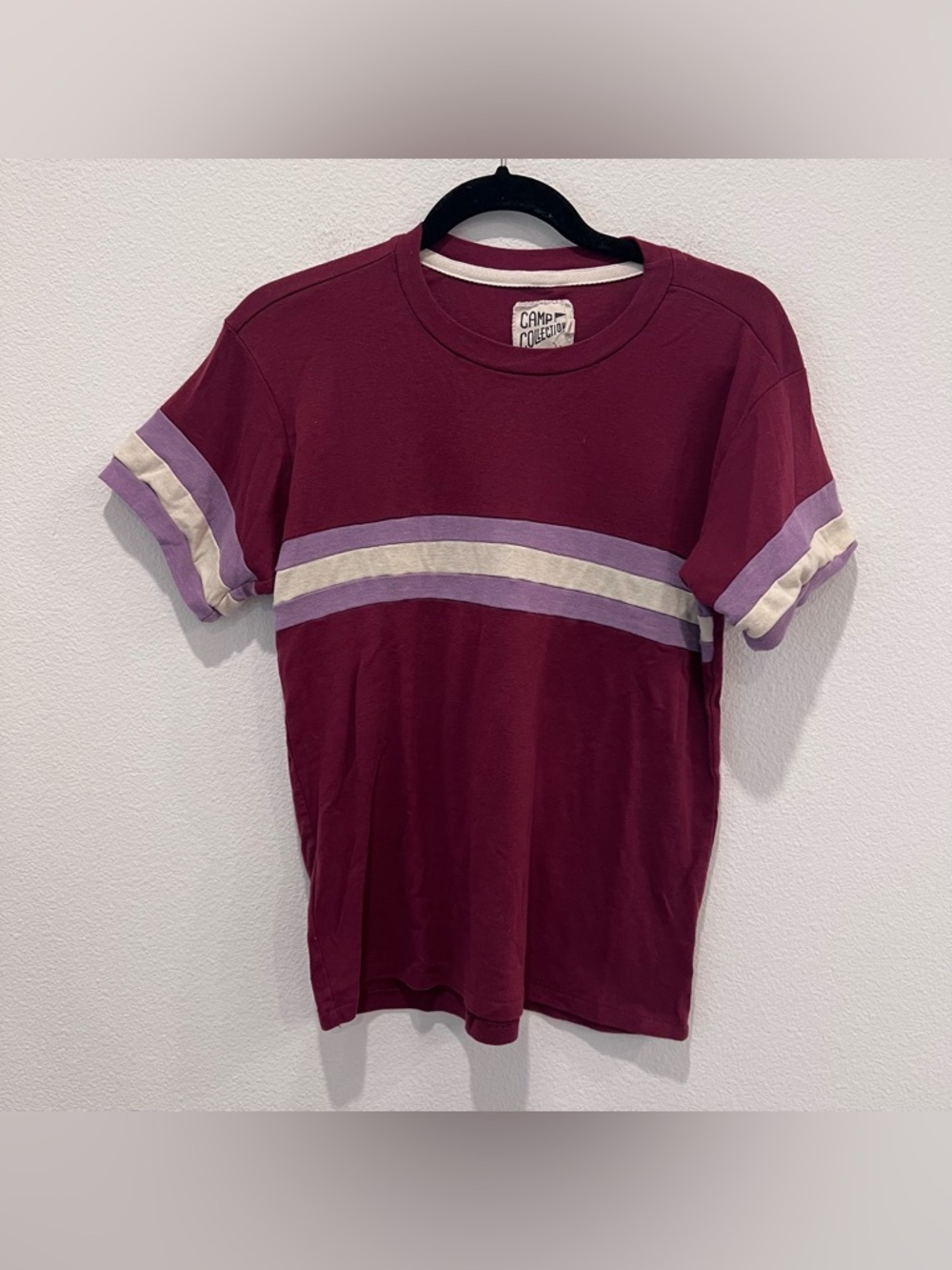 Camp Collection Shirt Womens XL Multicolor Stripe Crew Neck T-Shirt Tee